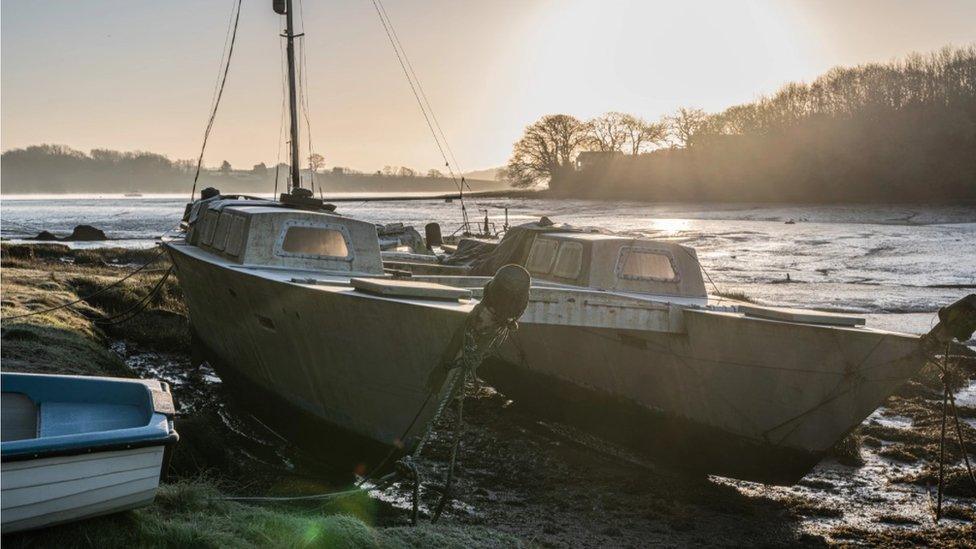 Llangwm boats