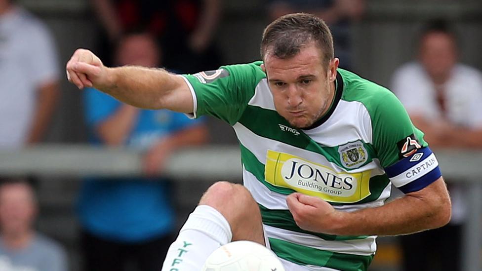 Lee Collins of Yeovil Town during Barnet vs Yeovil Town, Motorama National League Football at the Hive Stadium on 3rd August 2019