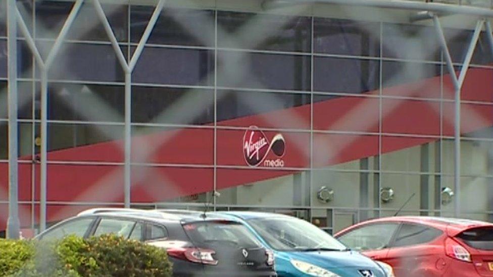 Virgin Media site in Llansamlet