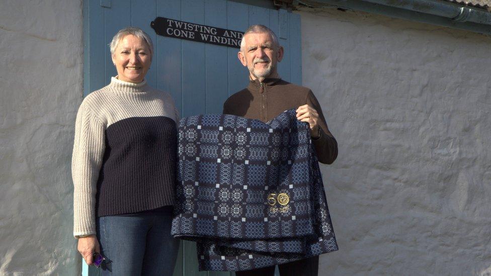 Eifion and Mandy from Melin Tregwynt