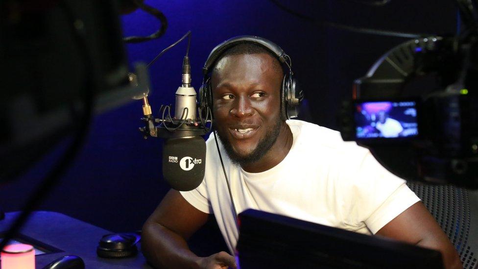 Stormzy on the BBC Radio 1Xtra Breakfast Show