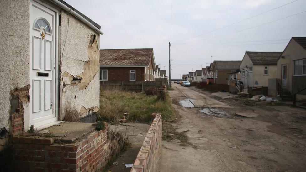 dilapidated house in east Jaywick