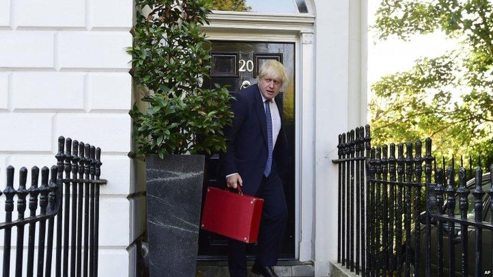 Foreign Secretary Boris Johnson