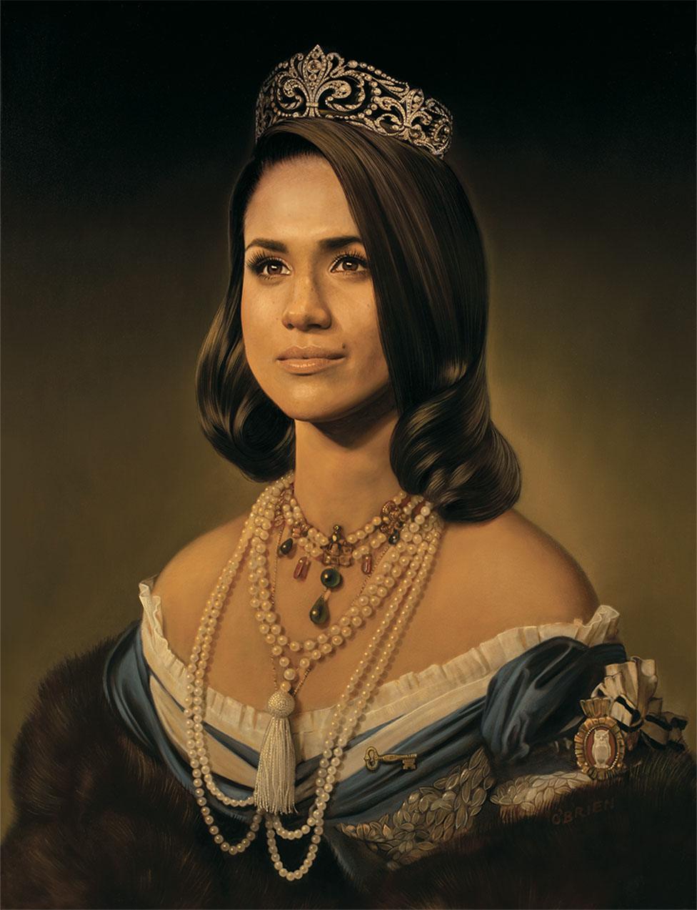 Meghan Markle illustration