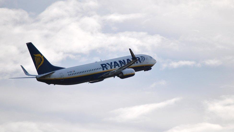 Picture of Ryanair plane