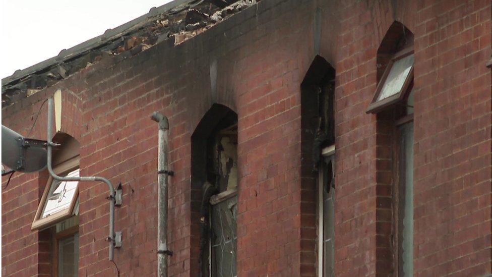 House fire in Oldham