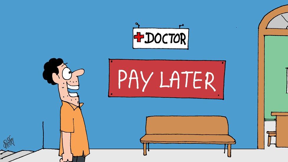 Paying later at the doctor