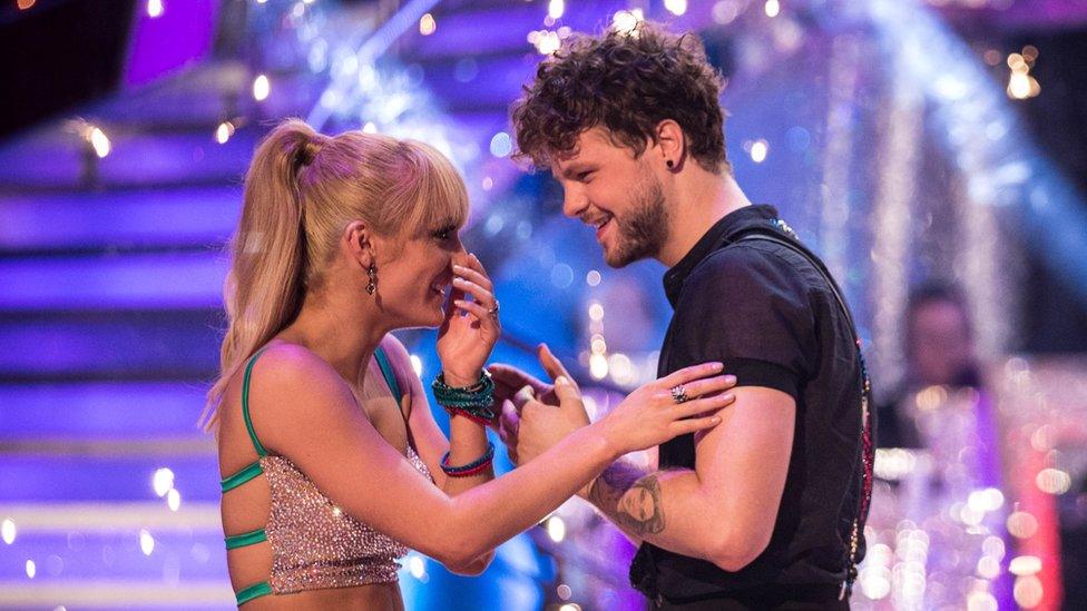 Jay McGuinness and his dancing partner Aliona Vilani