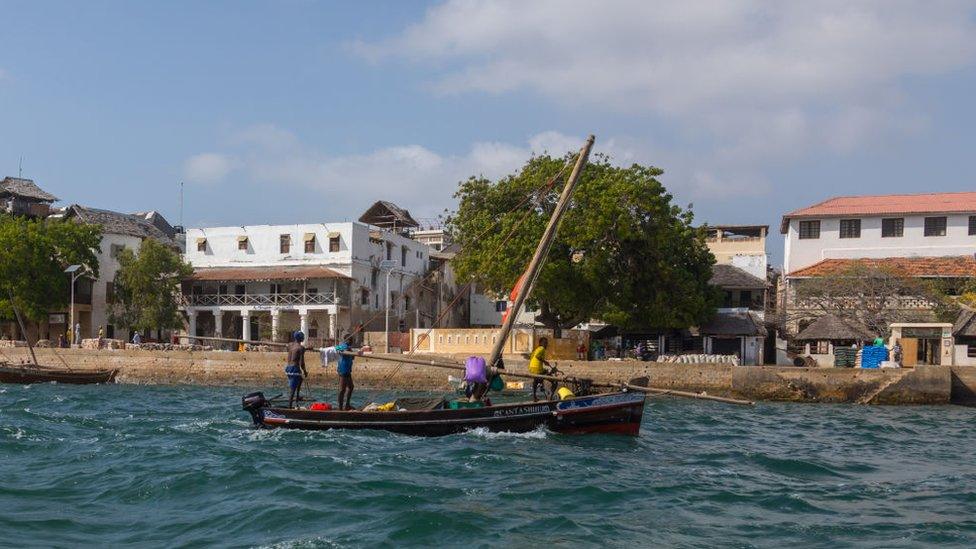 A dhow near Lamu Old Town