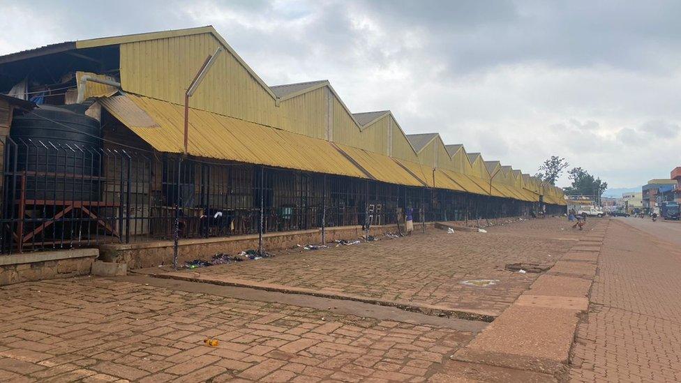 An empty Kimironko Market