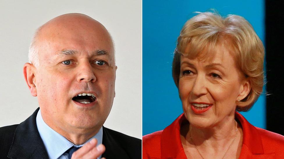 Iain Duncan Smith and Andrea Leadsom