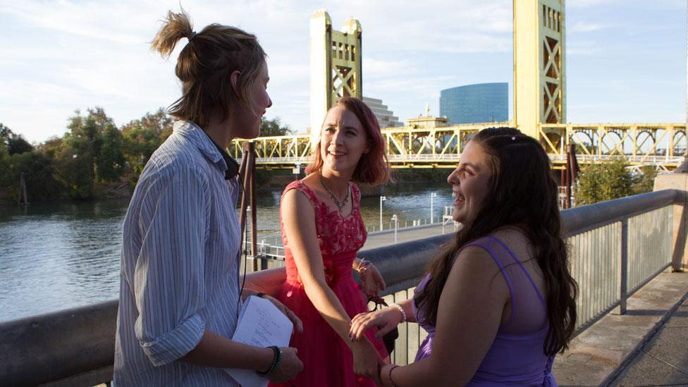 Greta Gerwig, Saoirse Ronan and Beanie Feldstein