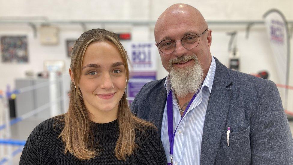 Jess Bryden and her dad Don Bryden