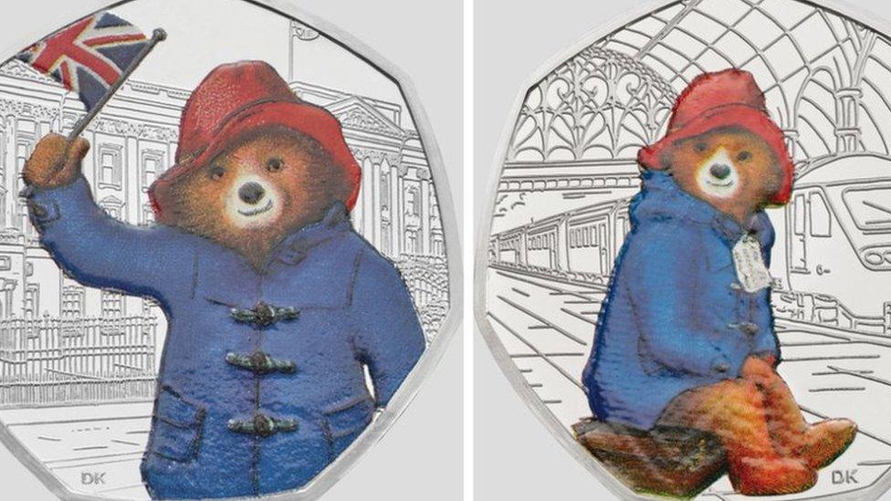 Paddington bear coins released