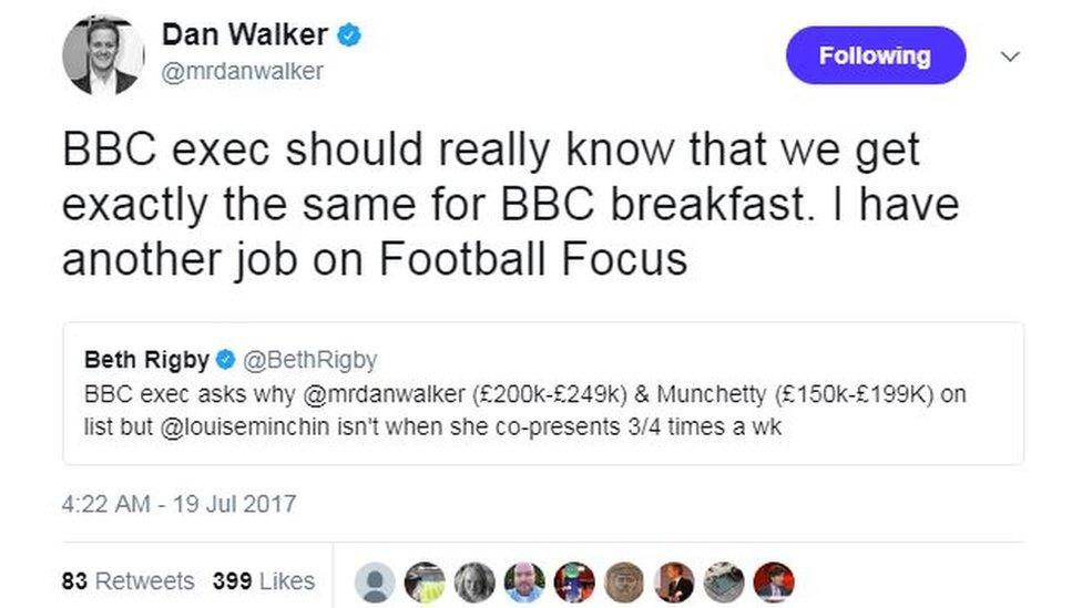 Dan Walker tweet