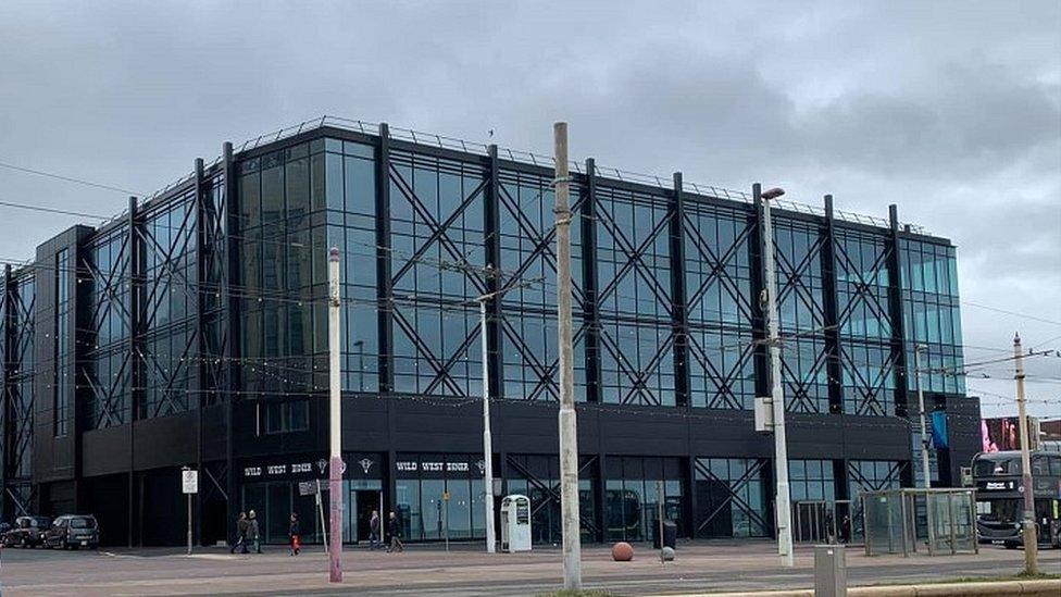 Exterior of new Sands Building on Blackpool Promenade