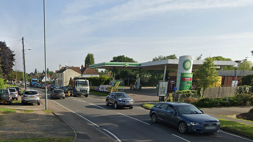 BP garage, Eaton Socon, St Neots