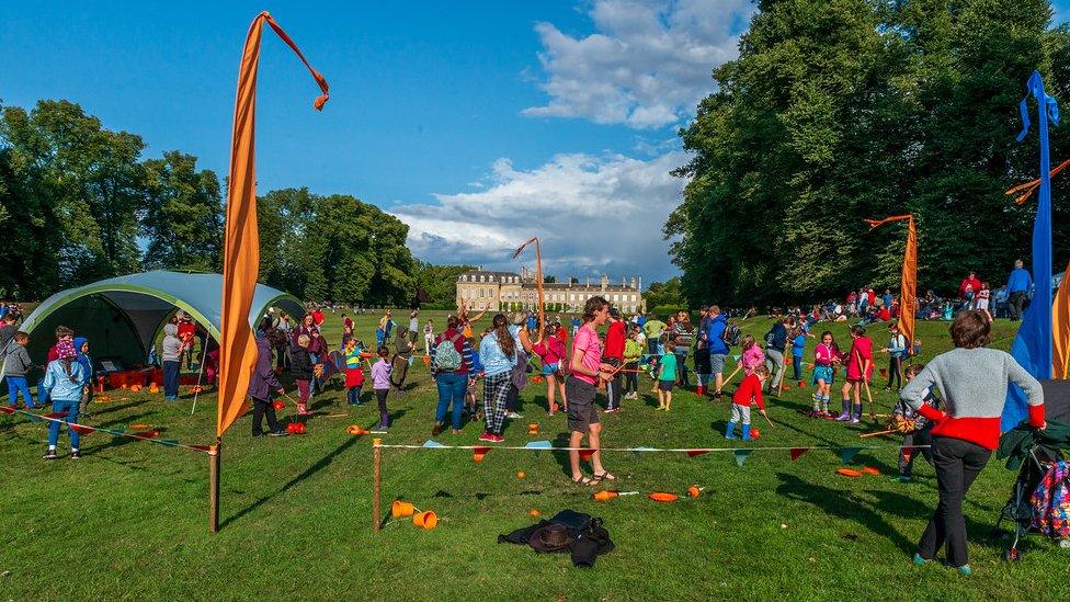 Greenbelt festival at Boughton House estate