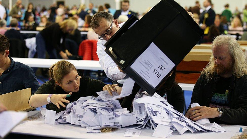 Scotland election count (2017)