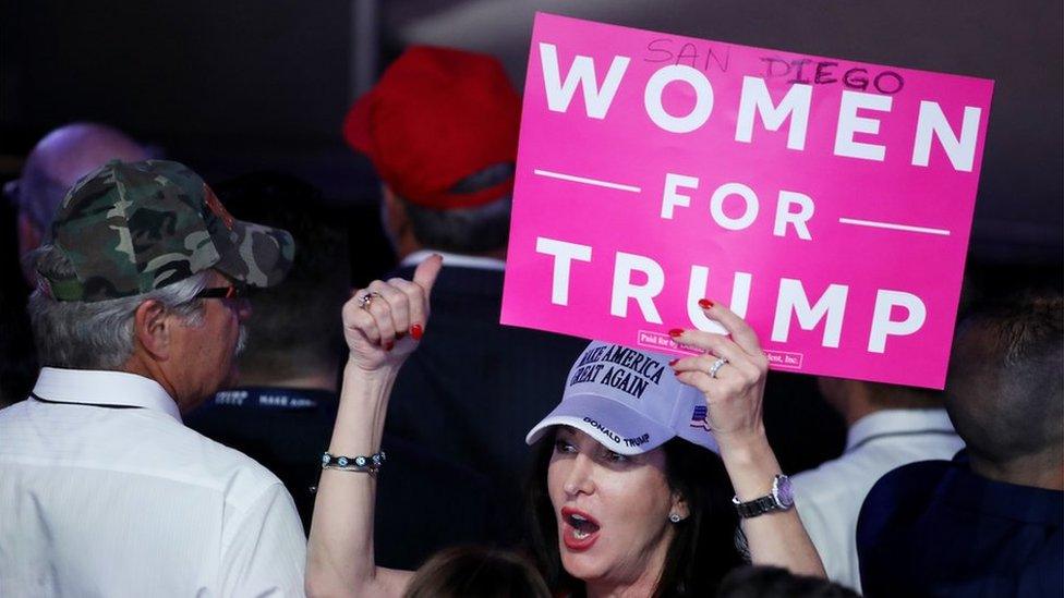 Women for Trump poster