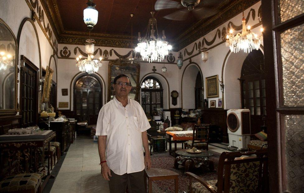 A room in Lala Chunnamal's haveli (mansion)