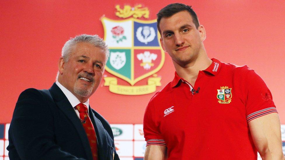 Warren Gatland a Sam Warburton