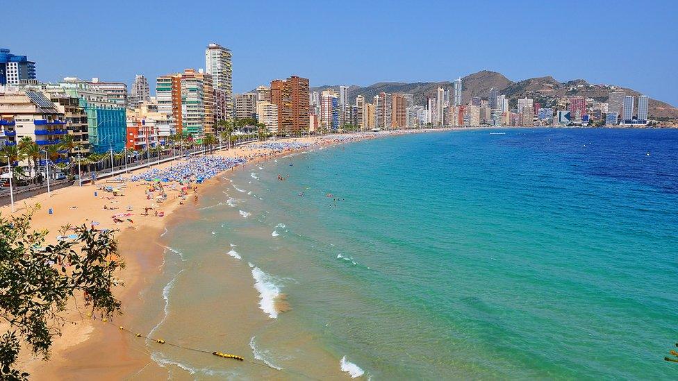 Benidorm beach