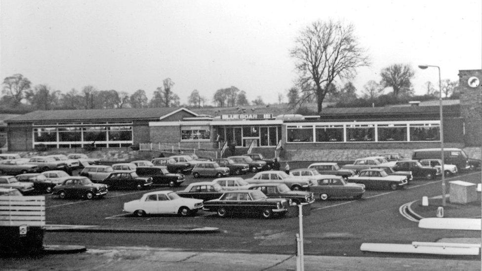 The Blue Boar pictured in the 1960s