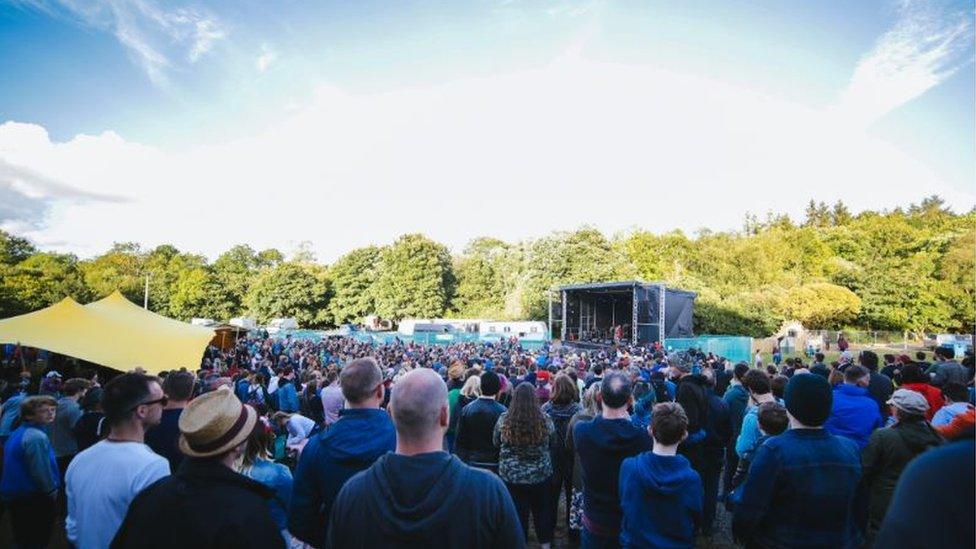 Archive image of the Stendhal Festival near Limavady in County Londonderry in 2019