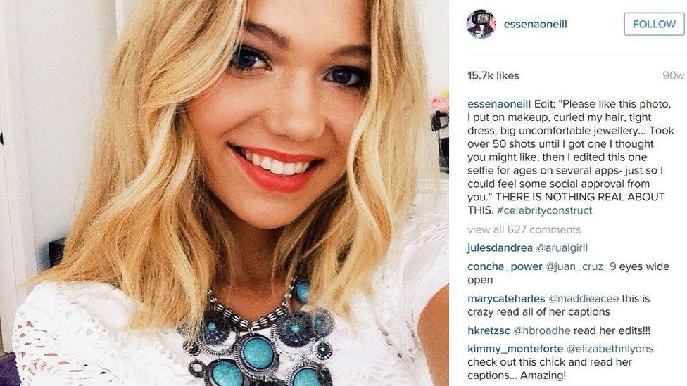 Australia Instagram star Essena O'Neill quits 'unhealthy' social media