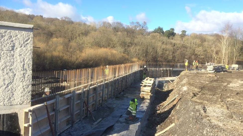 Flood protection works