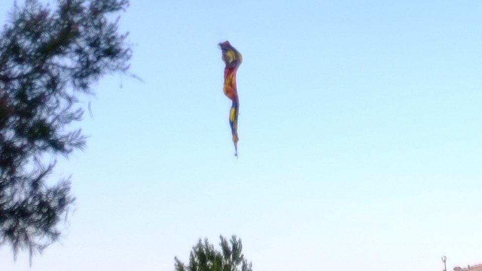 The balloon in Albuquerque