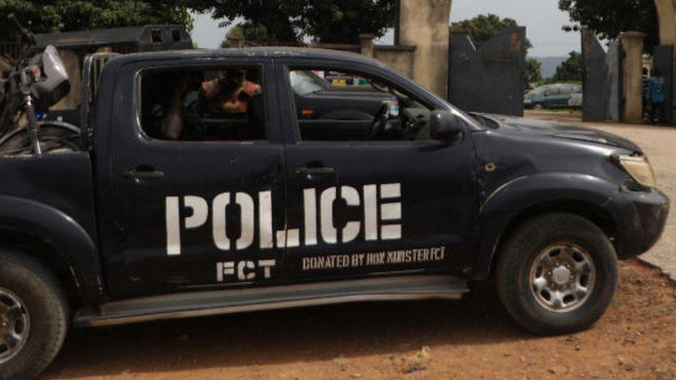 Nigerian police vehicle