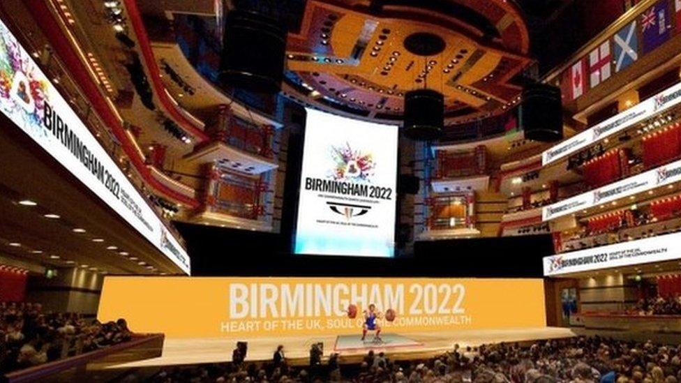 Weightlifting would be held at Birmingham's Symphony Hall under the city's plans