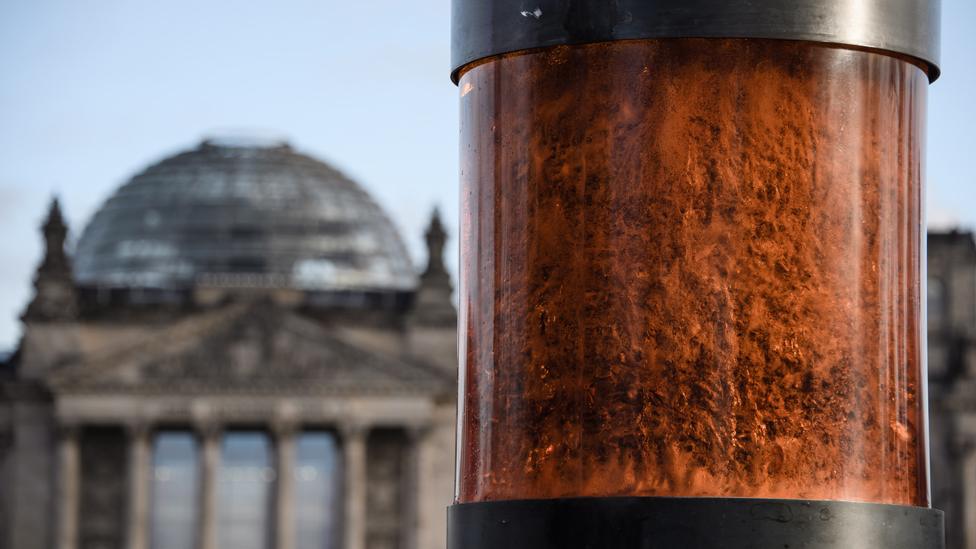 Berlin Holocaust ashes memorial, 3 Dec 19