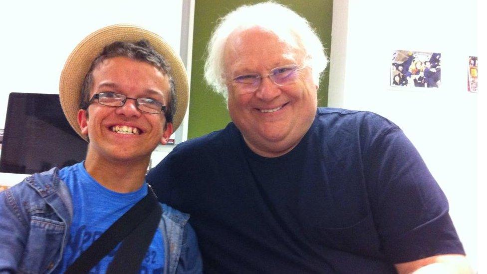 George Coppen with Colin Baker