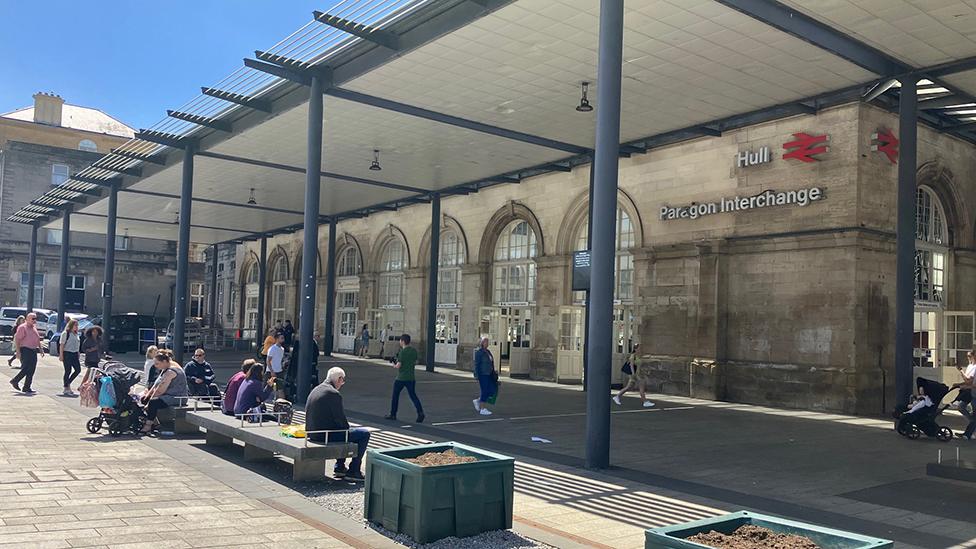 Exterior of Hull Station