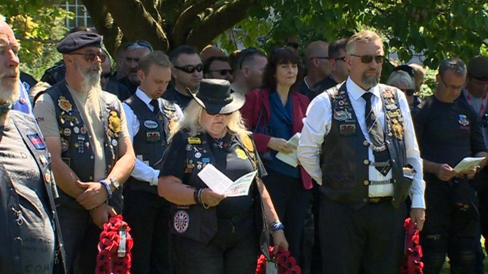 Bikers at the service