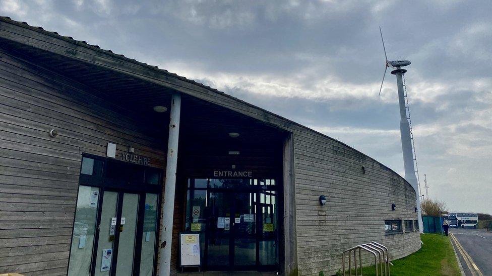 The existing turbine at Southport's Eco Centre would have been replaced with a larger one