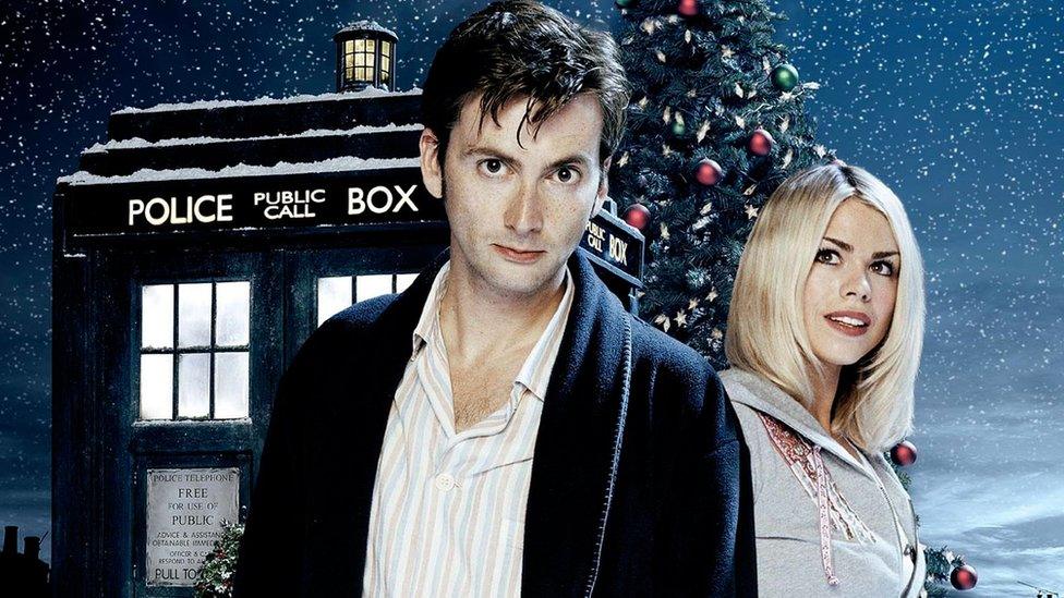 David Tennant and Billie Piper