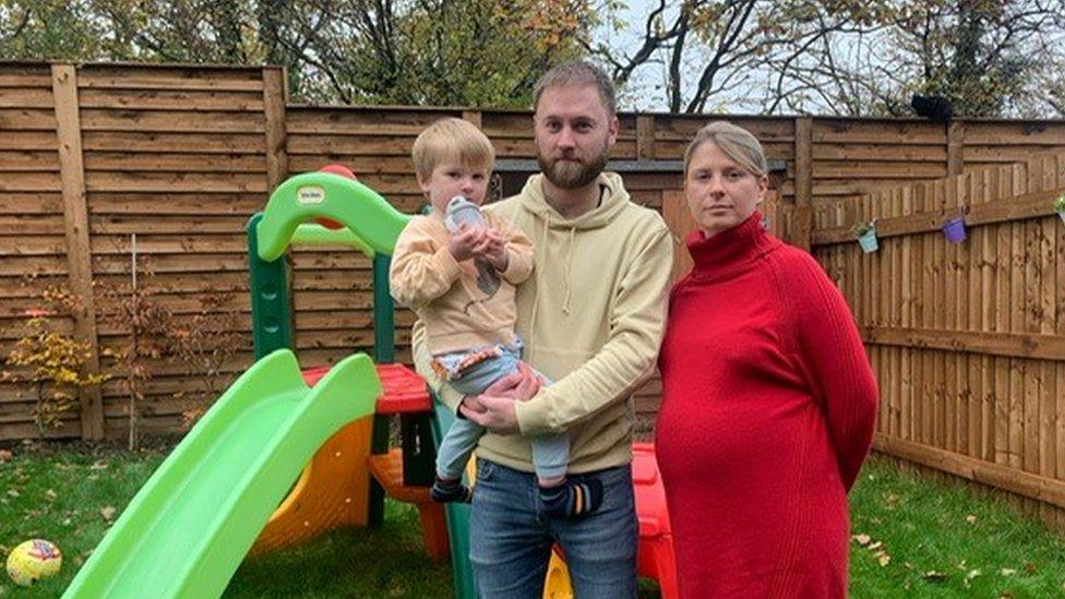 Daniel and Katherine Creasey with son Henry