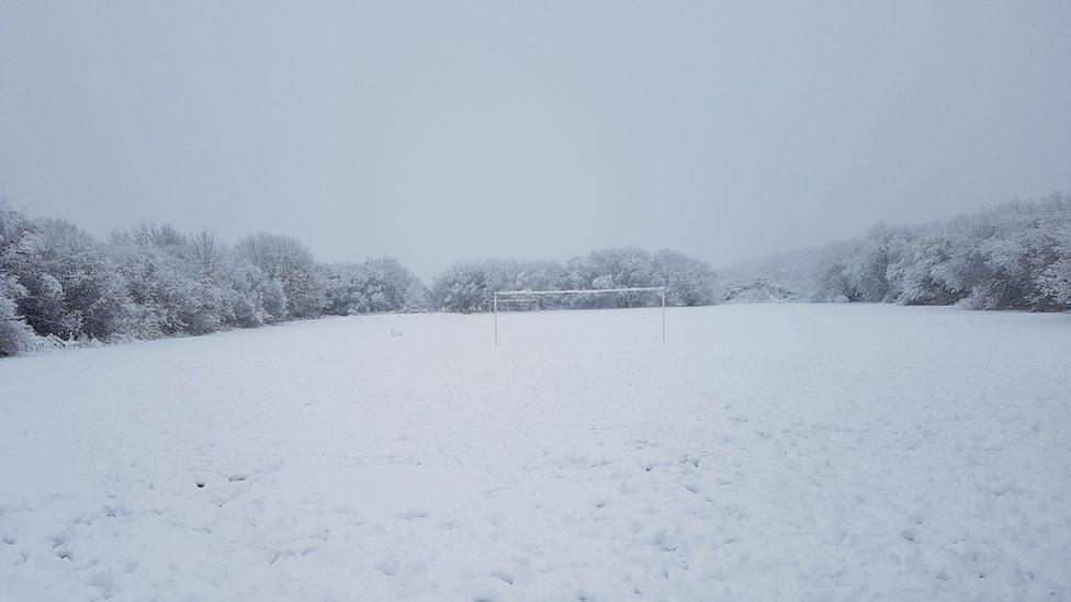 Merthyr football pitch