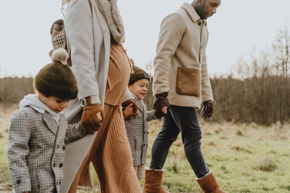 Rebecca, Richard and their twins