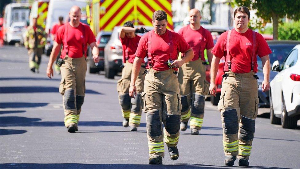 Emergency services at Galpin Road