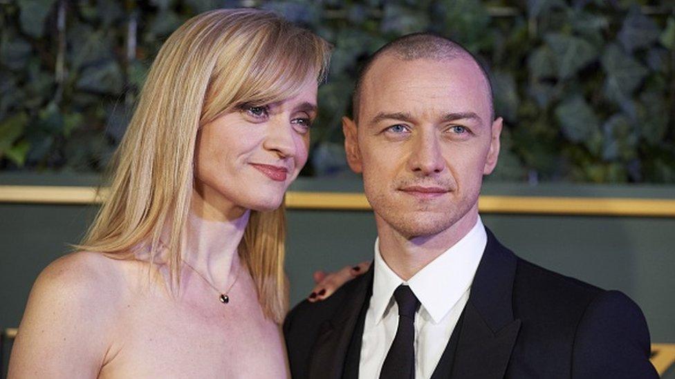 Husband and wife Anne-Marie Duff and James McEvoy