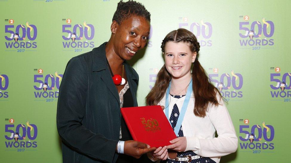 Noma Dumezweni with bronze winner Evie McKeon