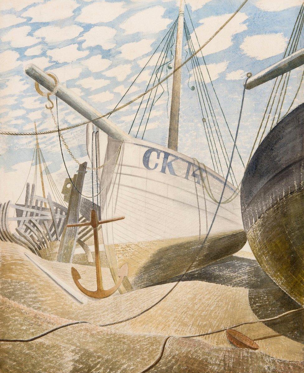 'Mackerel Sky' by Eric William Ravilious