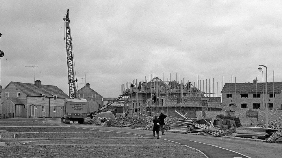 Construction in 1956