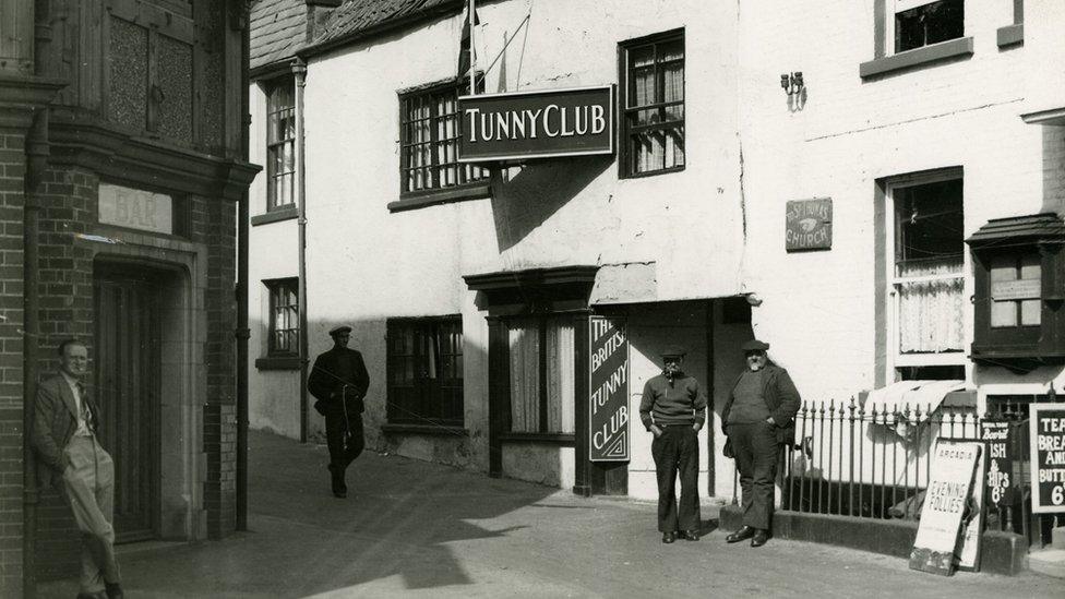 Exterior of The Tunny Club, Scarborough, in