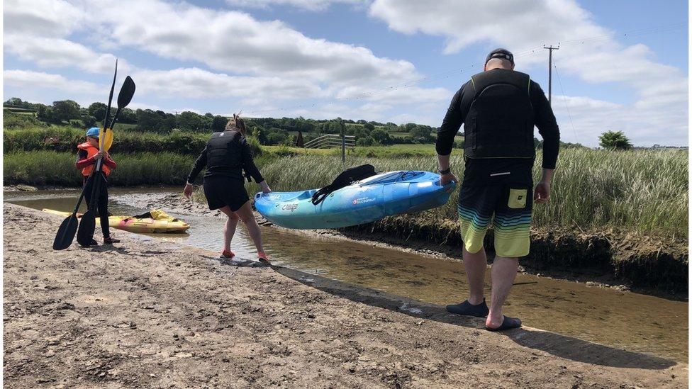 Kayakers